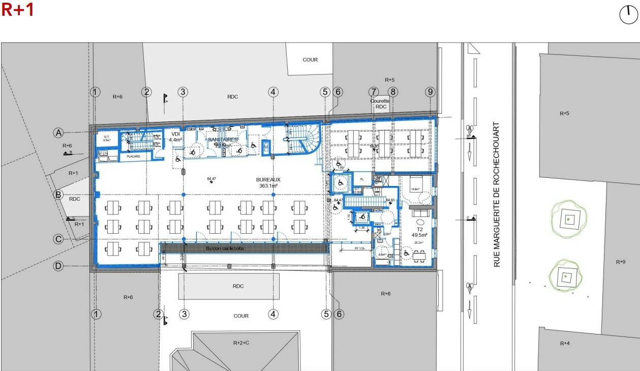 Bureau Paris 1592m² Location bureau Paris OLBUR2315601 12